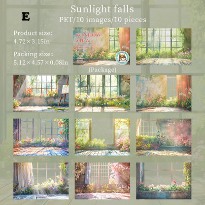 Window View Sticker 10pcs