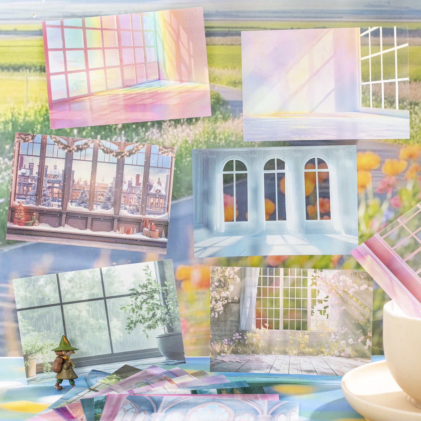 Window View Sticker 10pcs