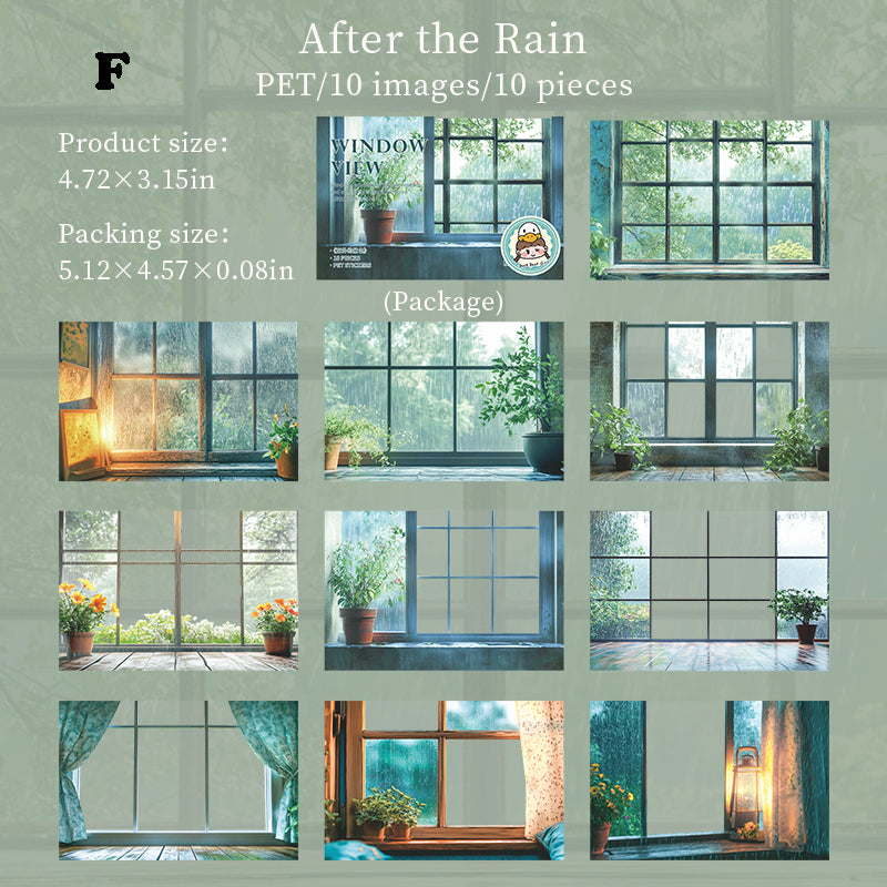 Window View Sticker 10pcs