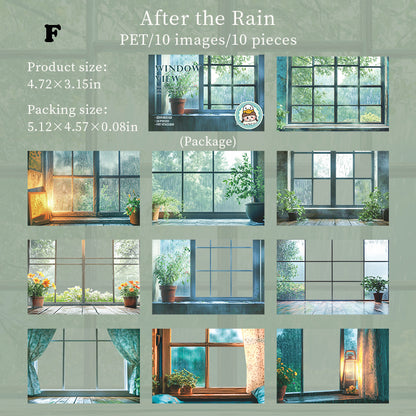 Window View Sticker 10pcs