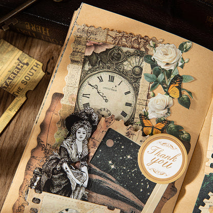 Windor Memories Vintage Flip Cards Sticker 10pcs