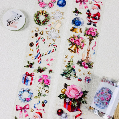 6cm*2m Winter Floral Patterns Tape