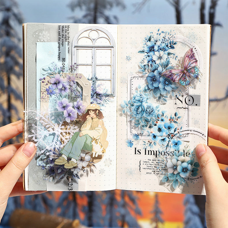 Winter Flower Field Tape