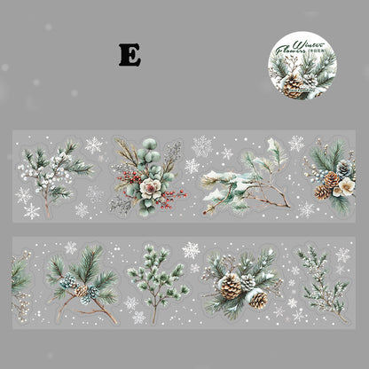 Winter Flower Field Tape