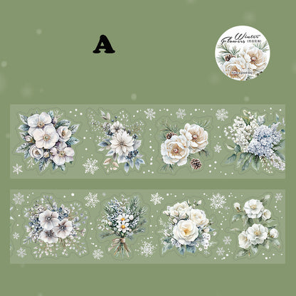 Winter Flower Field Tape