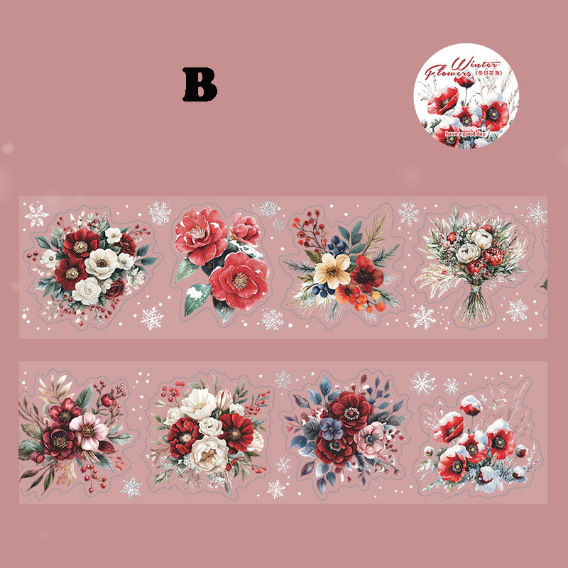 Winter Flower Field Tape