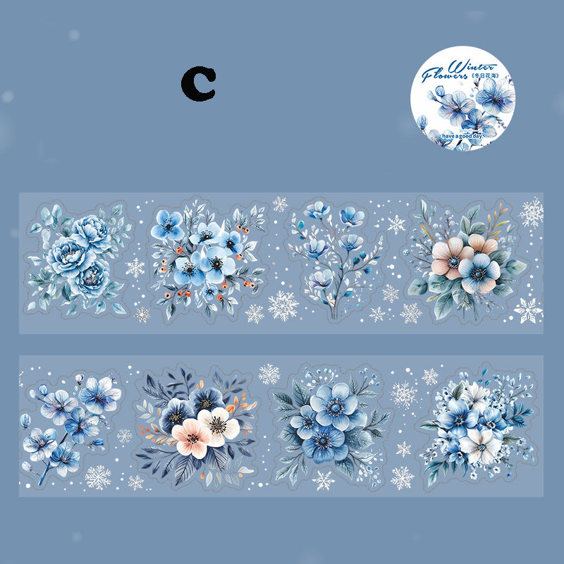 Winter Flower Field Tape