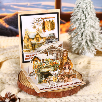 Winter Scenery Die Cutting Tape