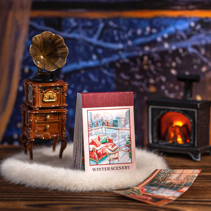 Winter Scenery Sticker 50pcs