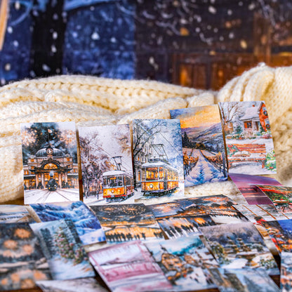Winter Scenery Sticker 50pcs