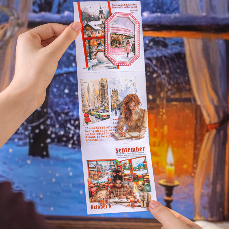 Winter Scenery Sticker 50pcs