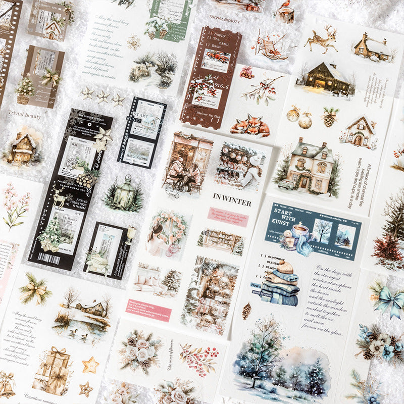 Winter Snow Collection Stickers 18pcs