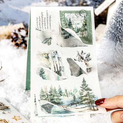 Winter Snow Collection Stickers 18pcs