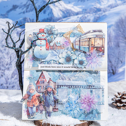 Winter Snow Scene Paper 30pcs