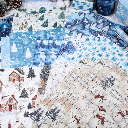 Large Size Winter Theme Paper 10pcs