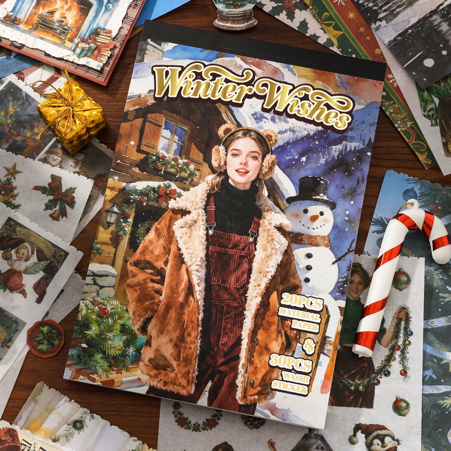 Winter Wishes Sticker 50pcs