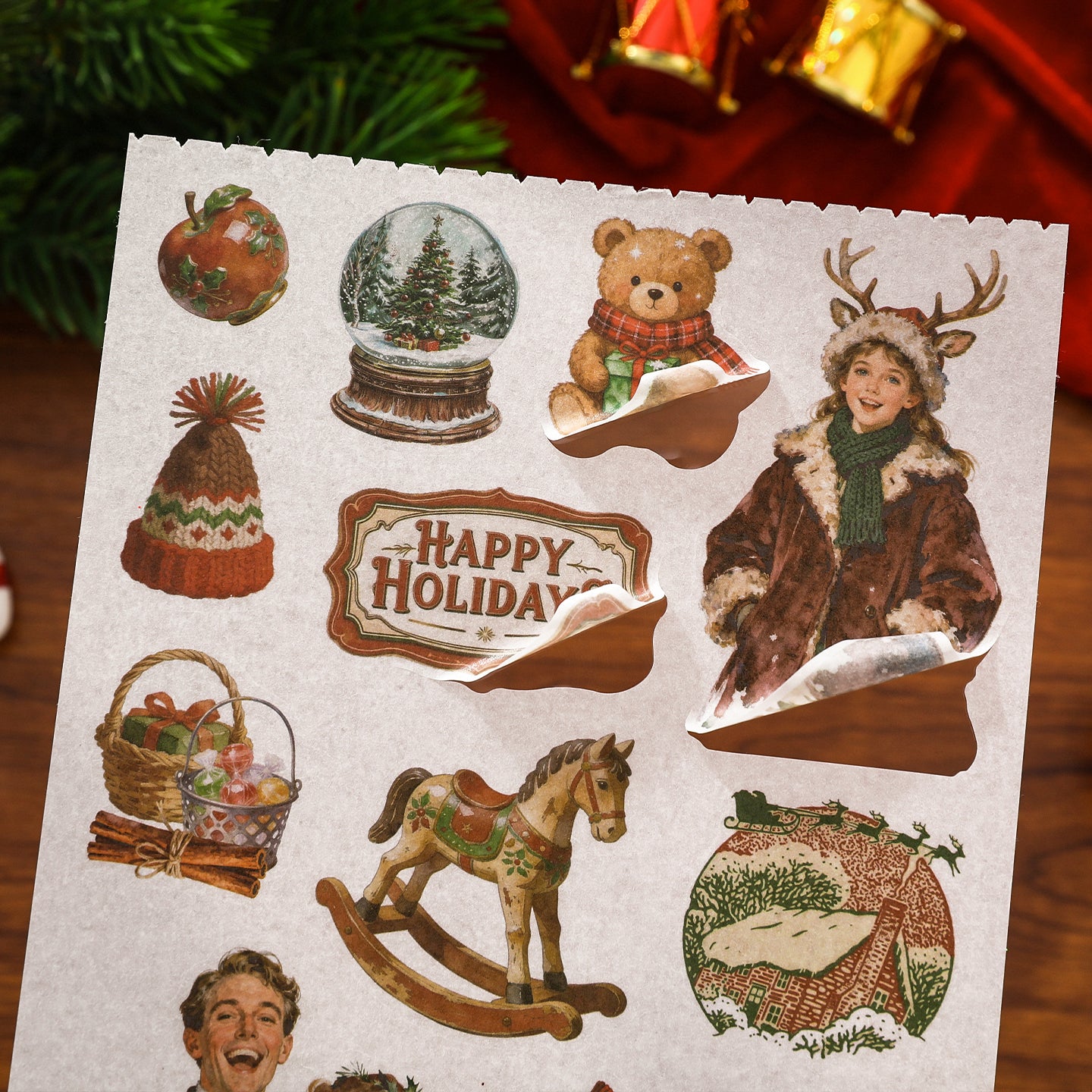 Winter Wishes Sticker 50pcs