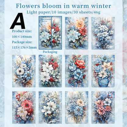Winter Gradually Warms Up Paper 30pcs