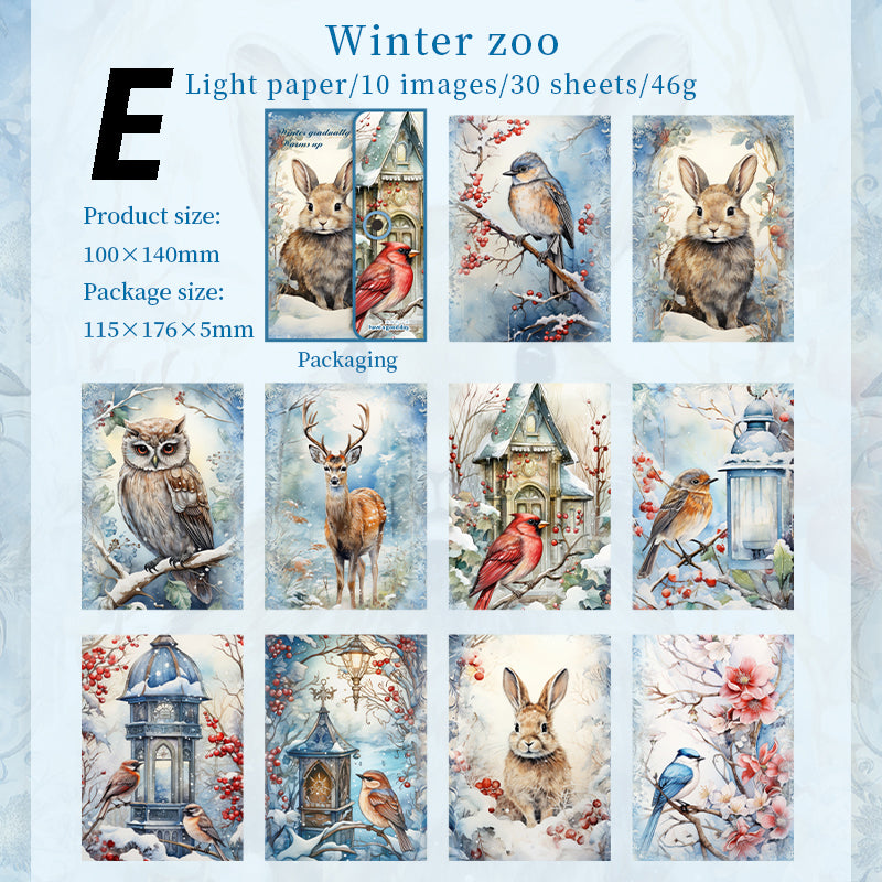Winter Gradually Warms Up Paper 30pcs