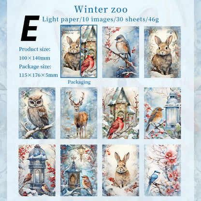 Winter Gradually Warms Up Paper 30pcs