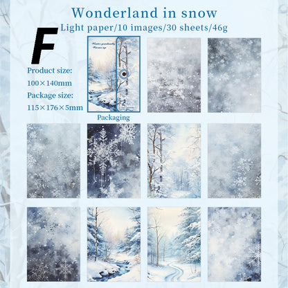 Winter Gradually Warms Up Paper 30pcs