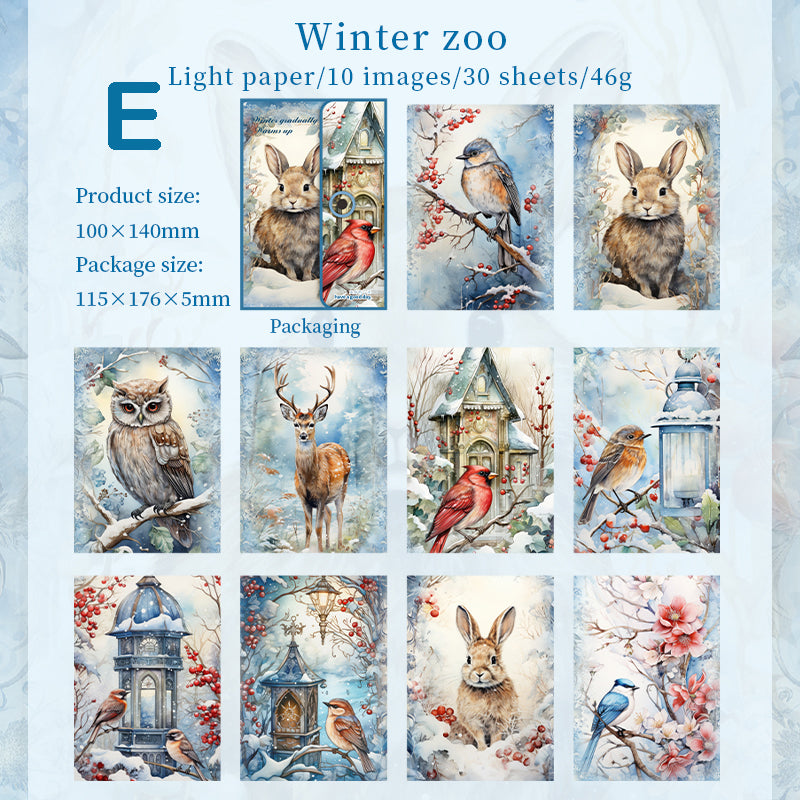 Winter Gradually Warms Up Paper 30pcs