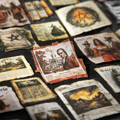 Witch Newspaper Sticker 20pcs