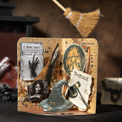 Witch Newspaper Sticker 20pcs