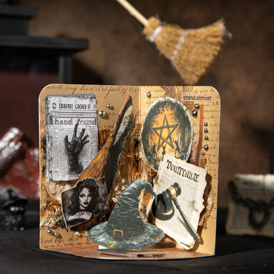 Witch Newspaper Sticker 20pcs