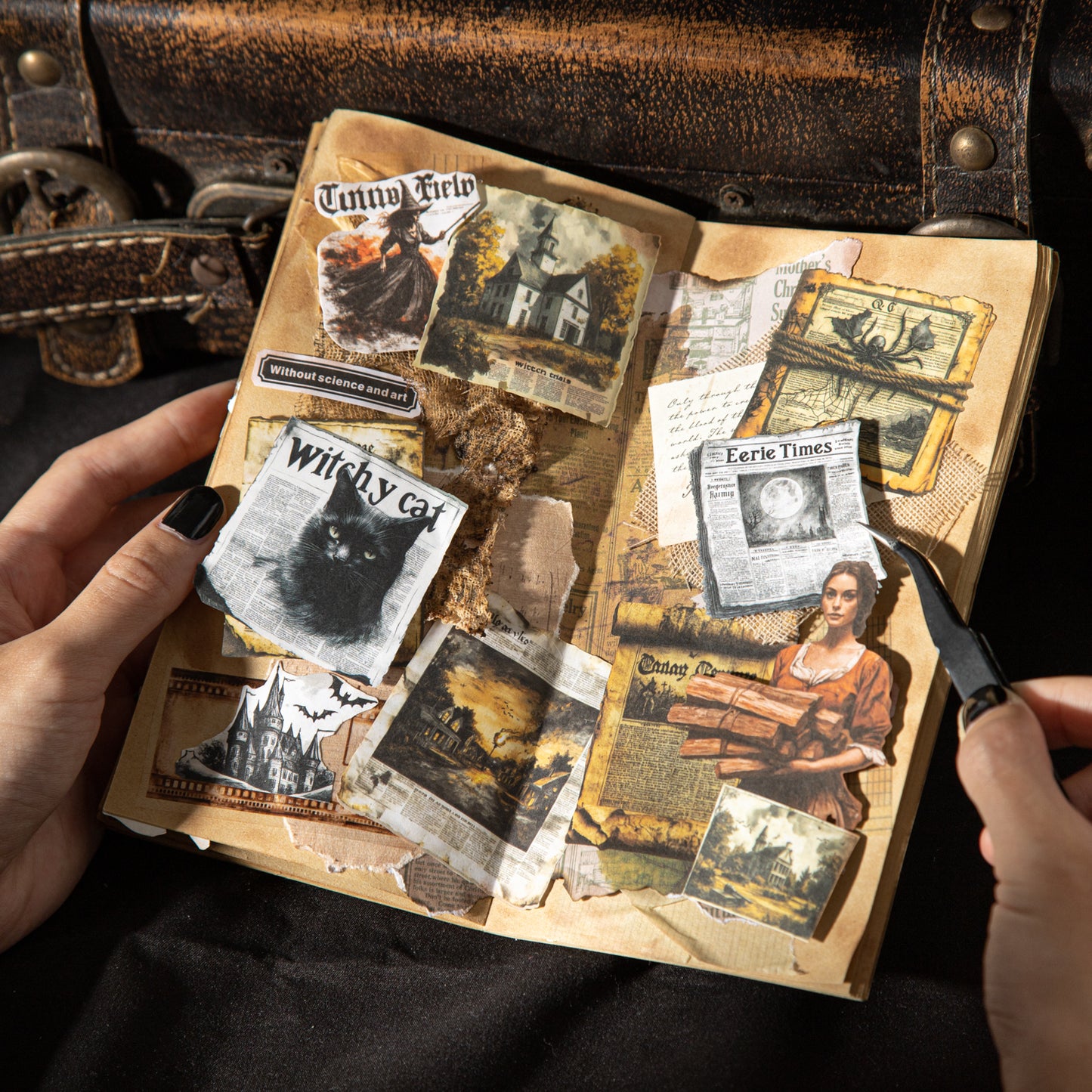 Witch Newspaper Sticker 20pcs