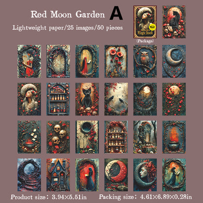 Witch's Magic Book Paper 50pcs