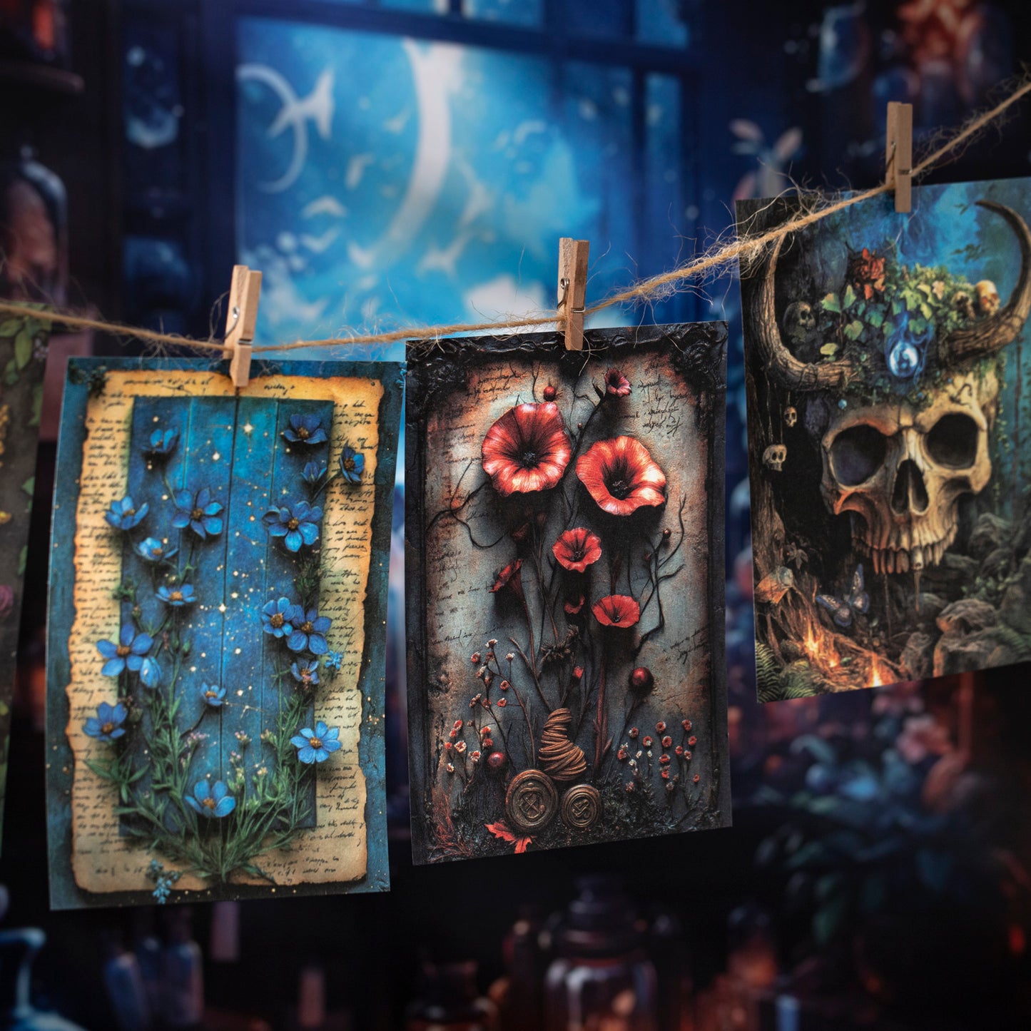 Witch's Magic Book Paper 50pcs