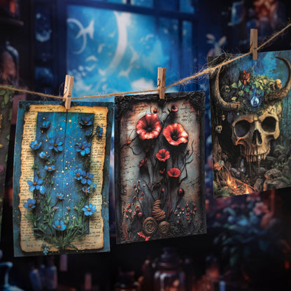 Witch's Magic Book Paper 50pcs