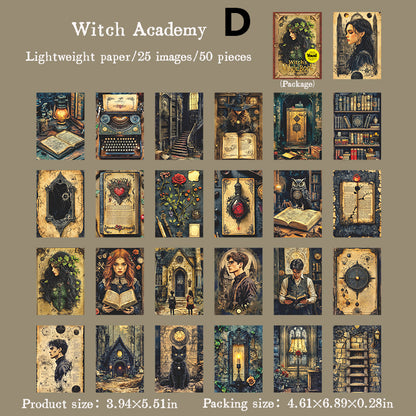 Witch's Magic Book Paper 50pcs