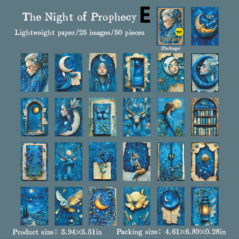 Witch's Magic Book Paper 50pcs