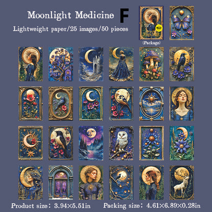 Witch's Magic Book Paper 50pcs