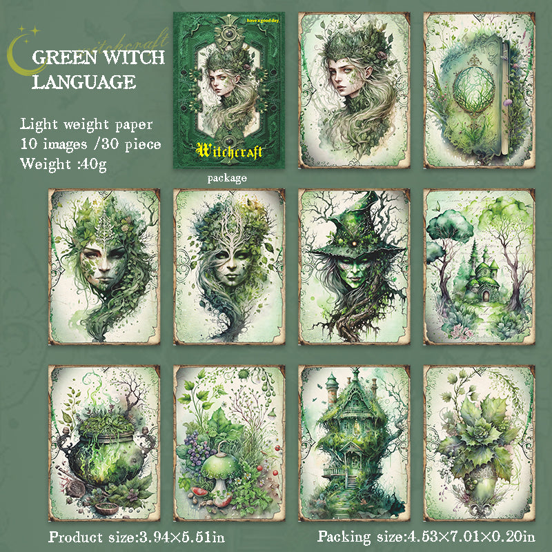 Witches Theme Paper 30pcs