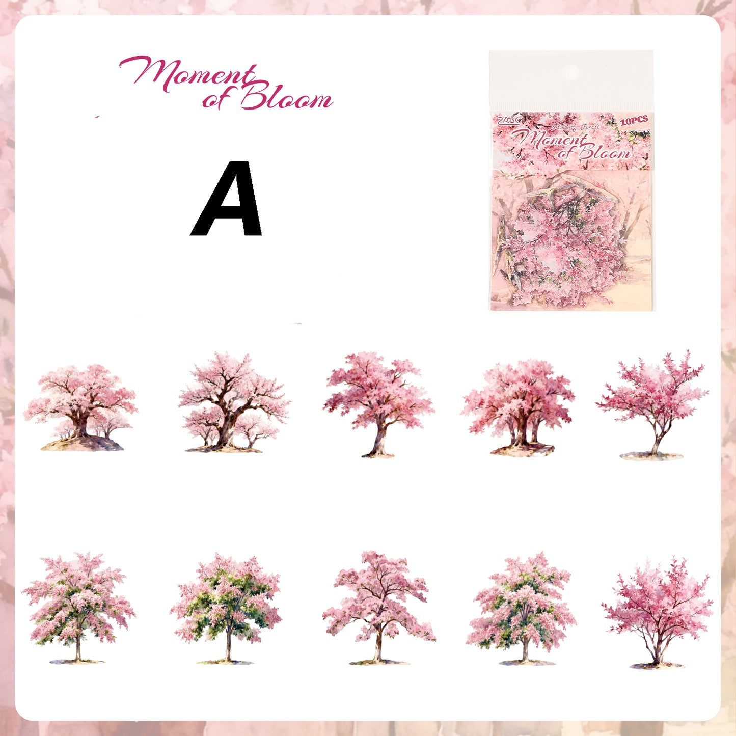 Woodshadow Myriad Sticker 10pcs