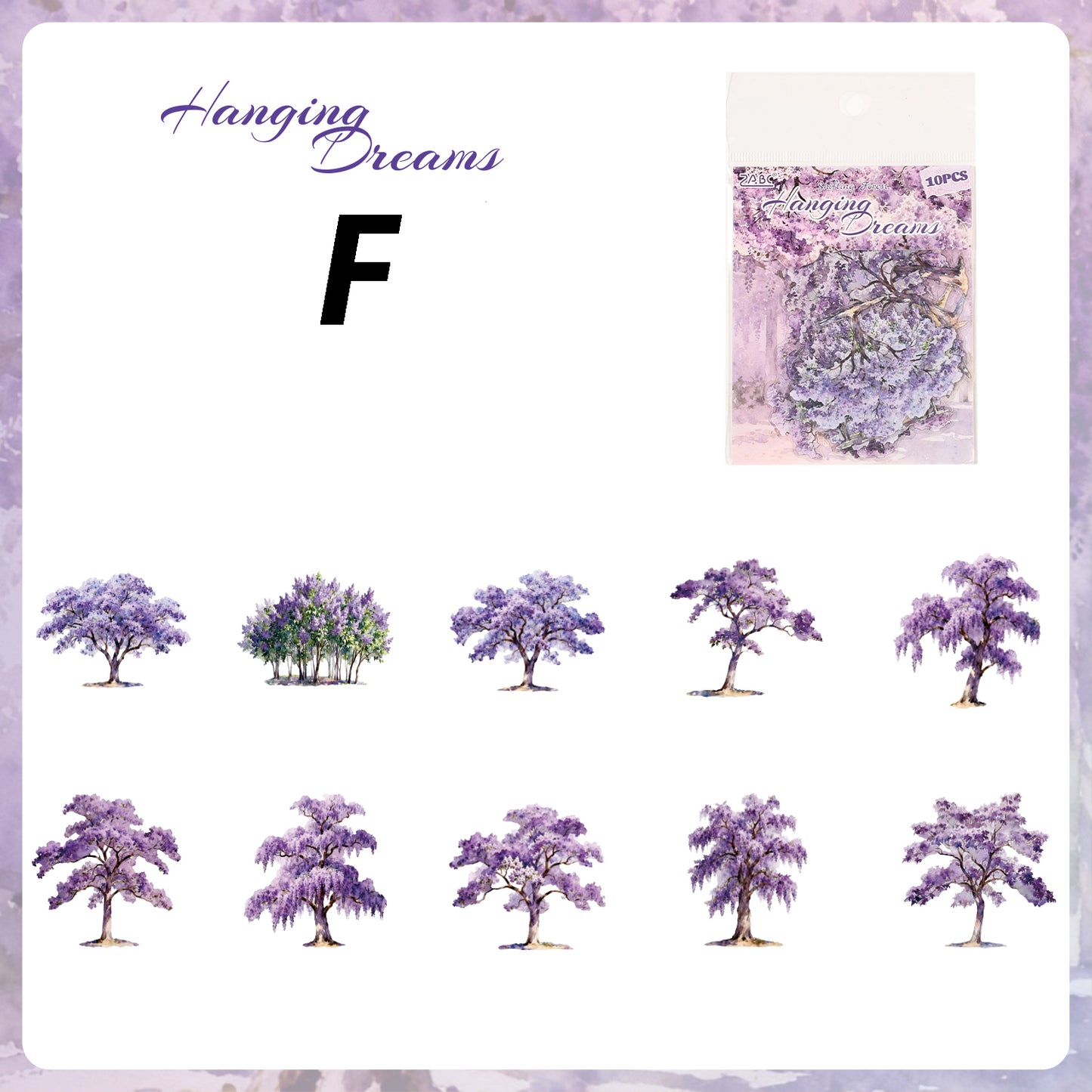 Woodshadow Myriad Sticker 10pcs