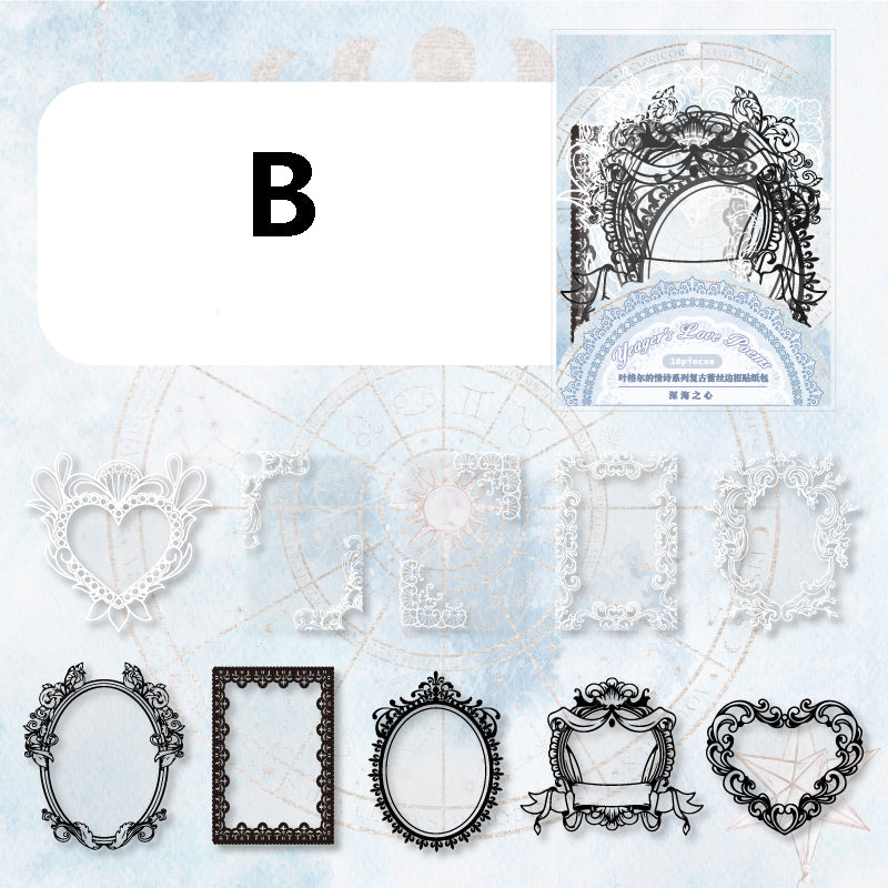 Yeagers Love Poeems Sticker 10pcs