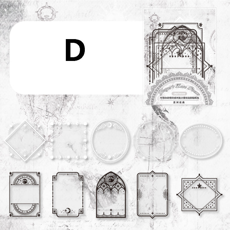 Yeagers Love Poeems Sticker 10pcs