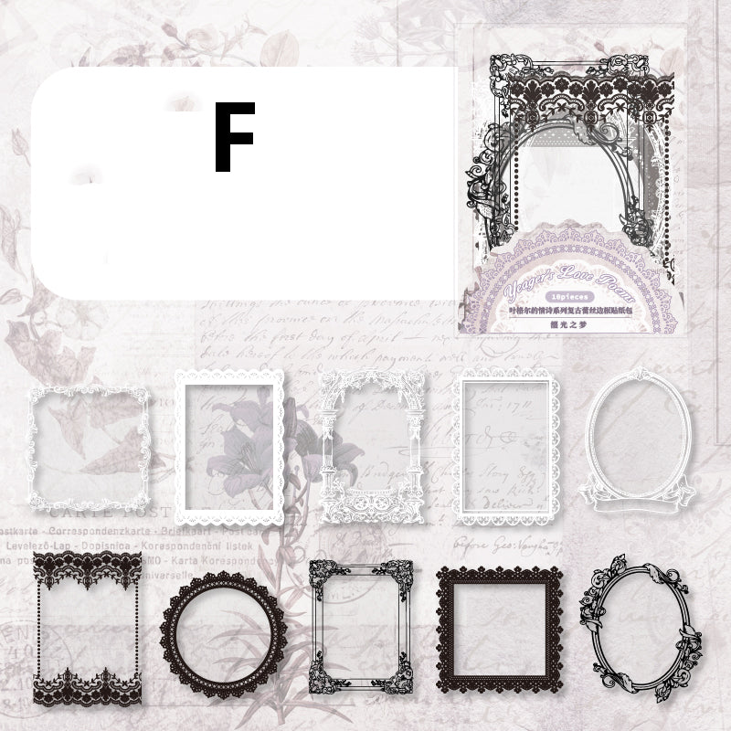 Yeagers Love Poeems Sticker 10pcs