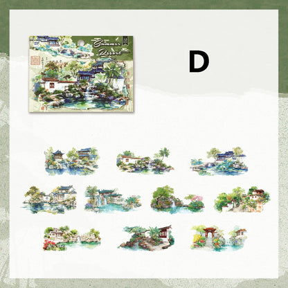 Yunting Of The Ten States Stickers 10pcs