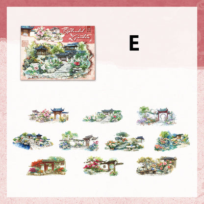 Yunting Of The Ten States Stickers 10pcs