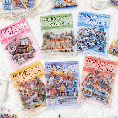City Roaming Sticker 15pcs
