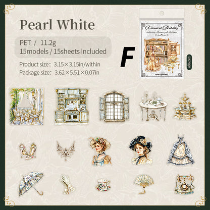 Classic Aristocrat Sticker 15pcs