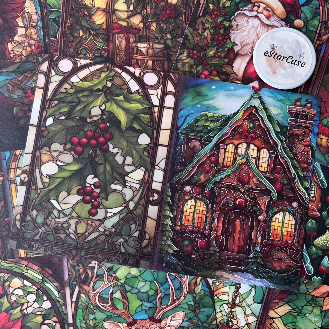 8pcs Christmas Theme Paper DP2451