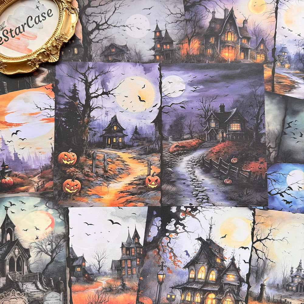 Halloween Theme Paper 8pcs