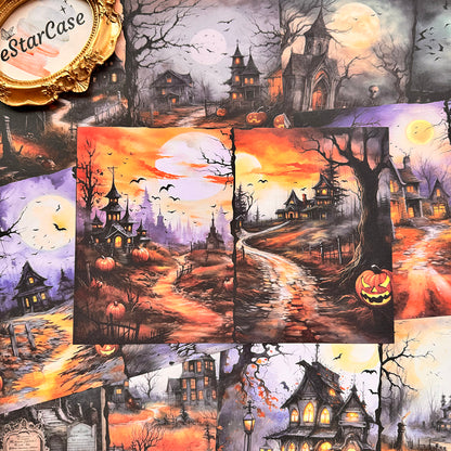 Halloween Theme Paper 8pcs