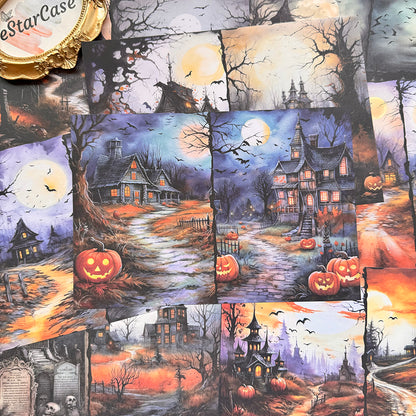 Halloween Theme Paper 8pcs